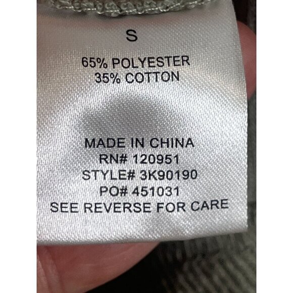 Retro Shacket Green S Ribbed Oversized Boho Western Neutral Classic Outdoors 80s - Picture 8 of 10